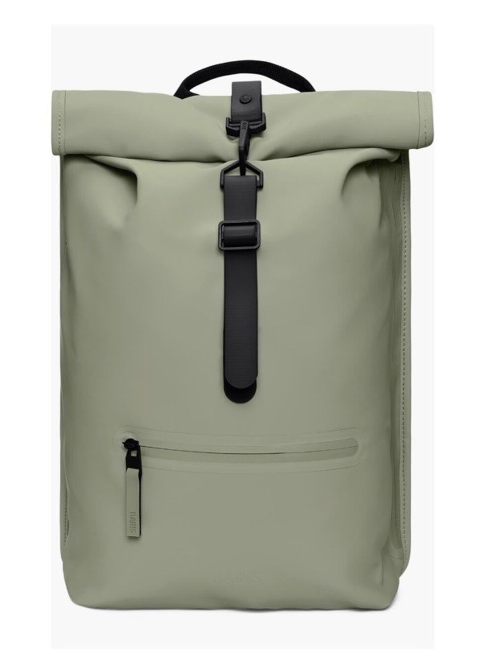 RAINS Rolltop Rucksack W3 Drift Buckle Zip RFID, MSRP $140